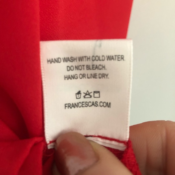 NWT gorgeous women’s red top lg - Picture 7 of 7